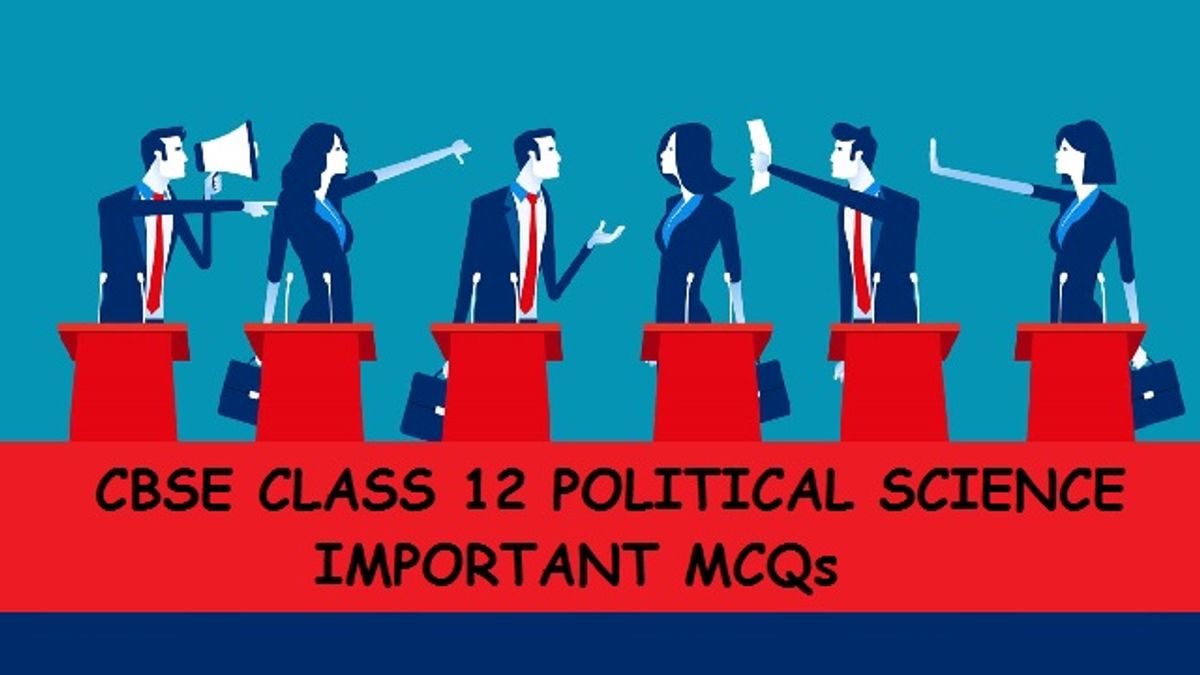 Class 12 Political Science MCQ